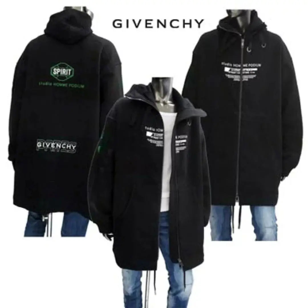 Precio habitual: 400.000 yenes Sudadera con capucha y cordón de cierre de doble cremallera de Givenchy Agotado inmediatamente