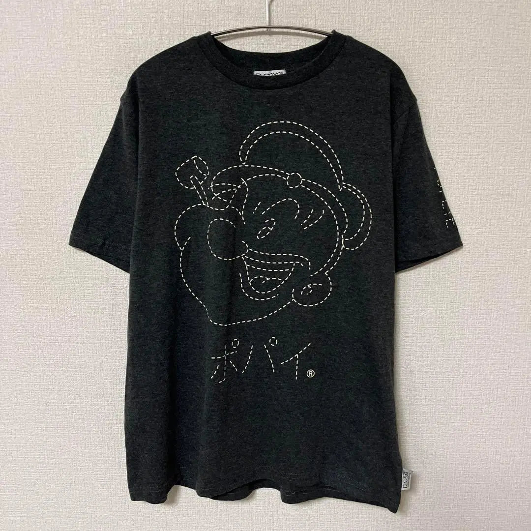 POPEYE Popeye Grey Big Print LL Sold out T-shirt