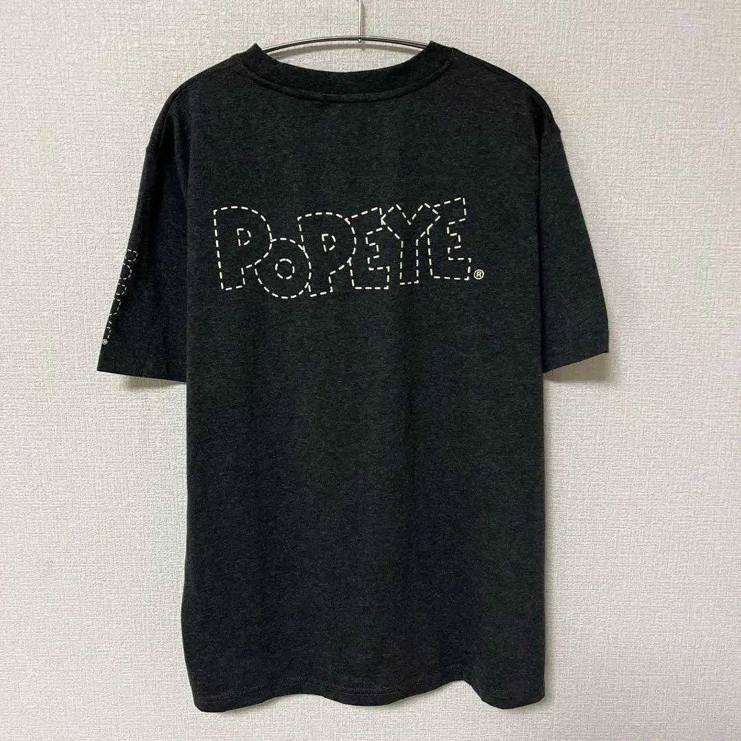 POPEYE Popeye Grey Big Print LL Sold out T-shirt