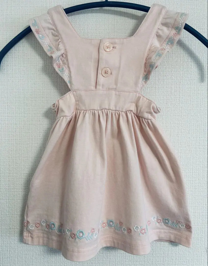 Vestido mini combi rosa 80cm