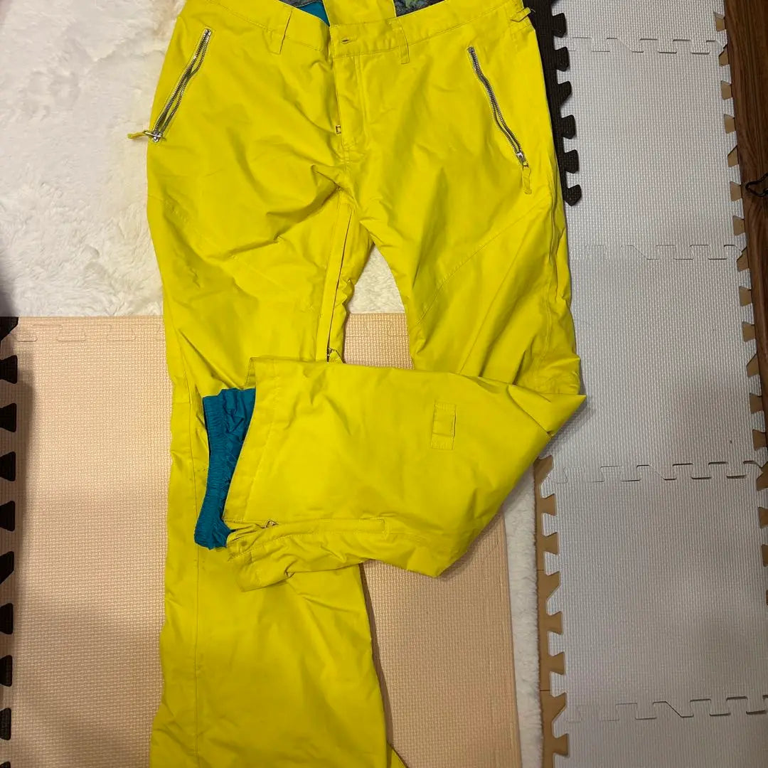 BURTON Snowboard Wear L Size Yellow