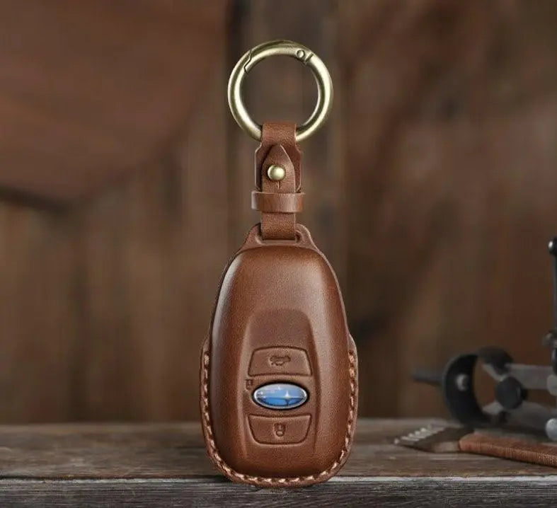 ★New★Subaru-only smart key case, genuine leather