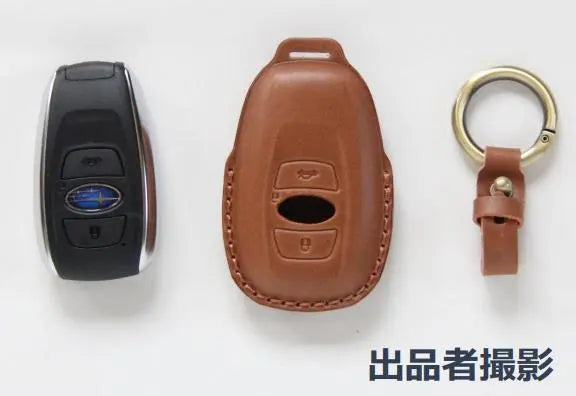 ★New★Subaru-only smart key case, genuine leather