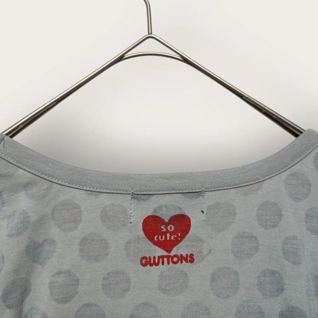 *Gurton's Jennifer *T-shirt, transparent, short sleeve, gray, character