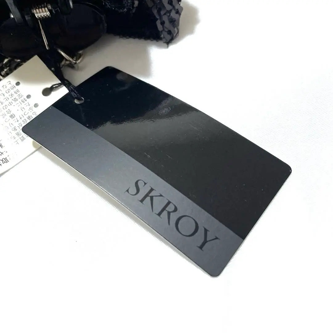 New SKROY Ribon Glove Holder Sequin Black