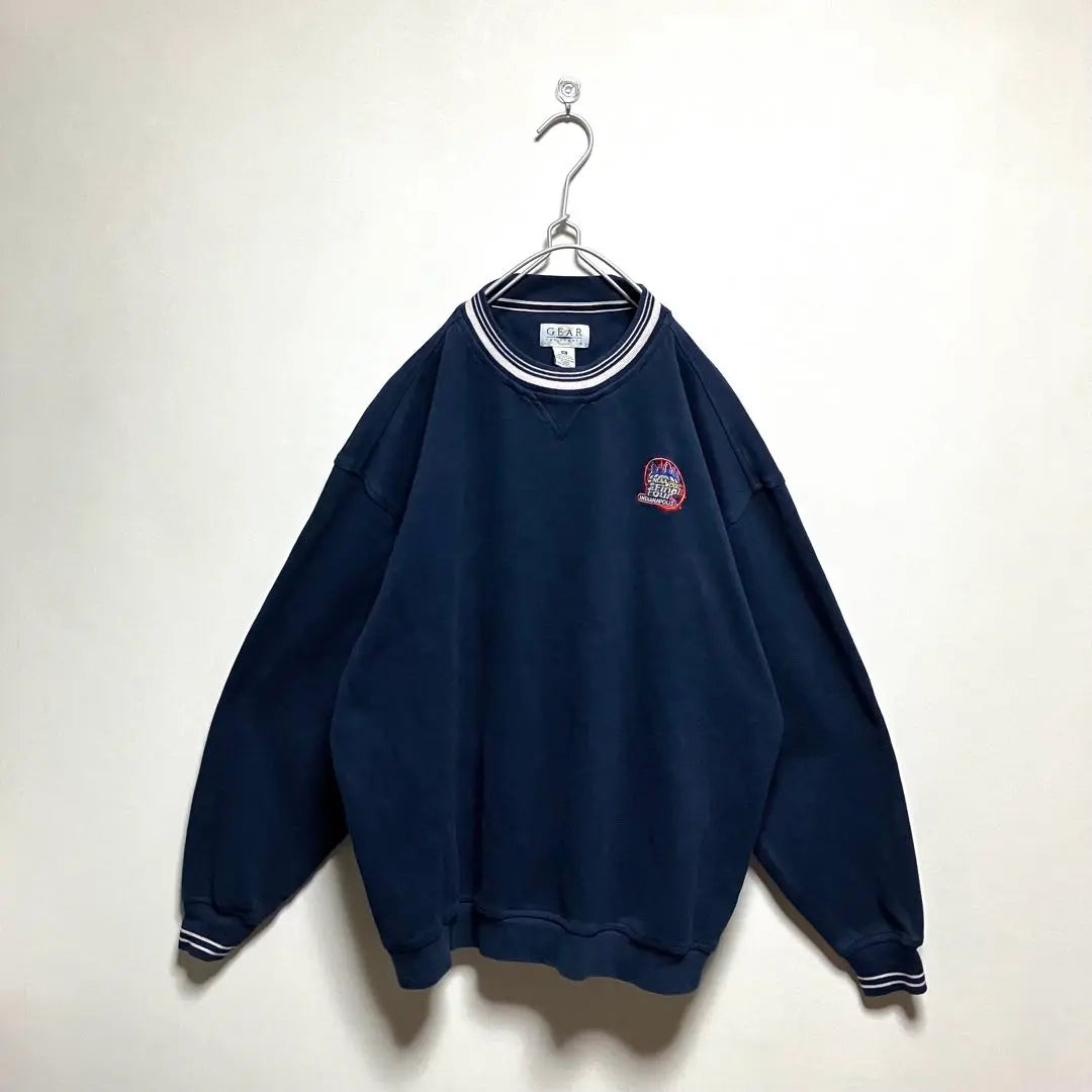 [Super Rare] US Vintage 00's Vintage Corporate Mono Embroidered Logo Sweat Pullover