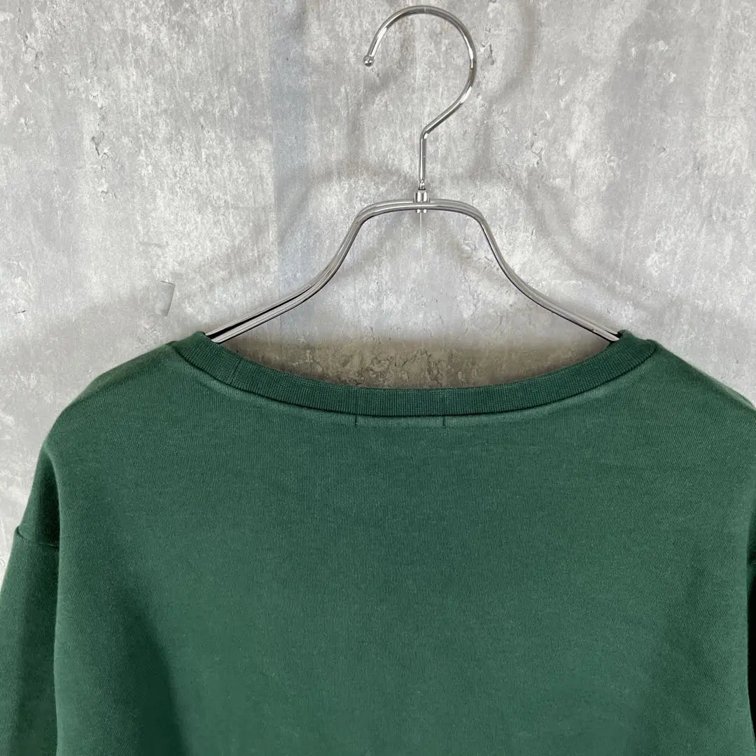 [Rare XL • Current Tag] Polo Ralph Lauren Sweatshirt Pony Embroidered Logo Green Boa Lining