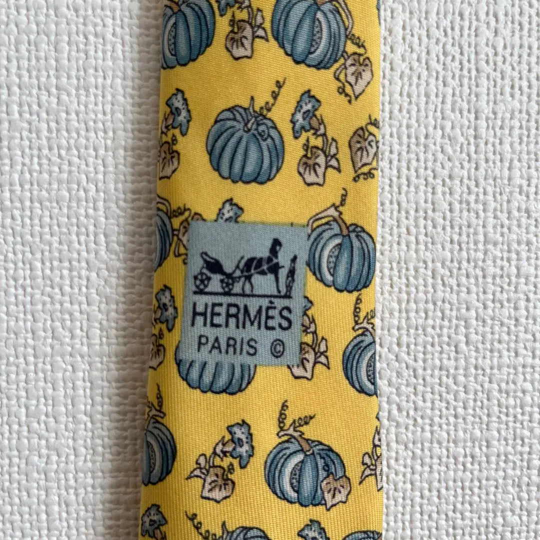 Hermes tie pumpkin pattern