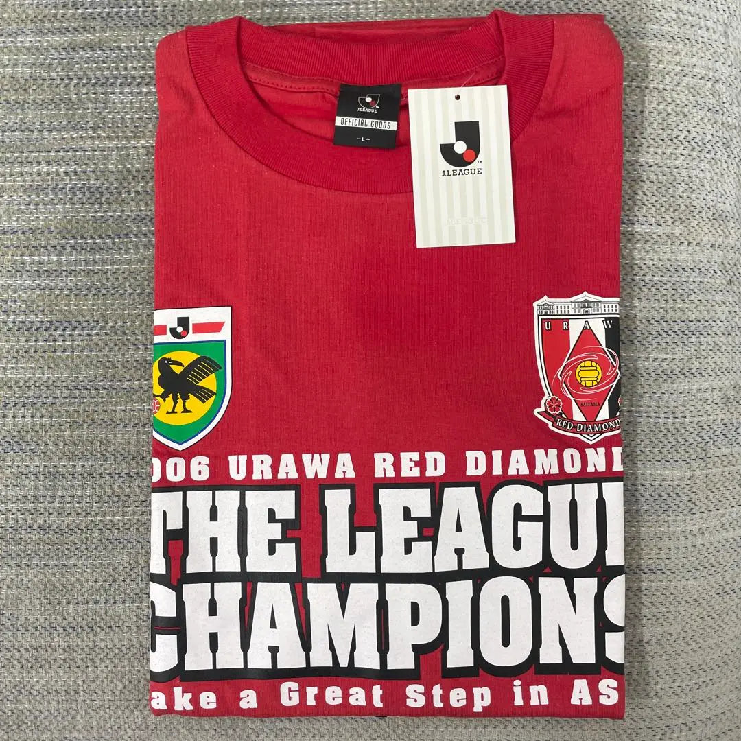 ★Artículo sin usar (abierto para fotografía) Camiseta de campeón de la Liga Urawa Reds 2006 L