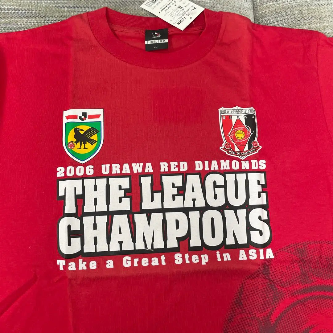 ★Artículo sin usar (abierto para fotografía) Camiseta de campeón de la Liga Urawa Reds 2006 L