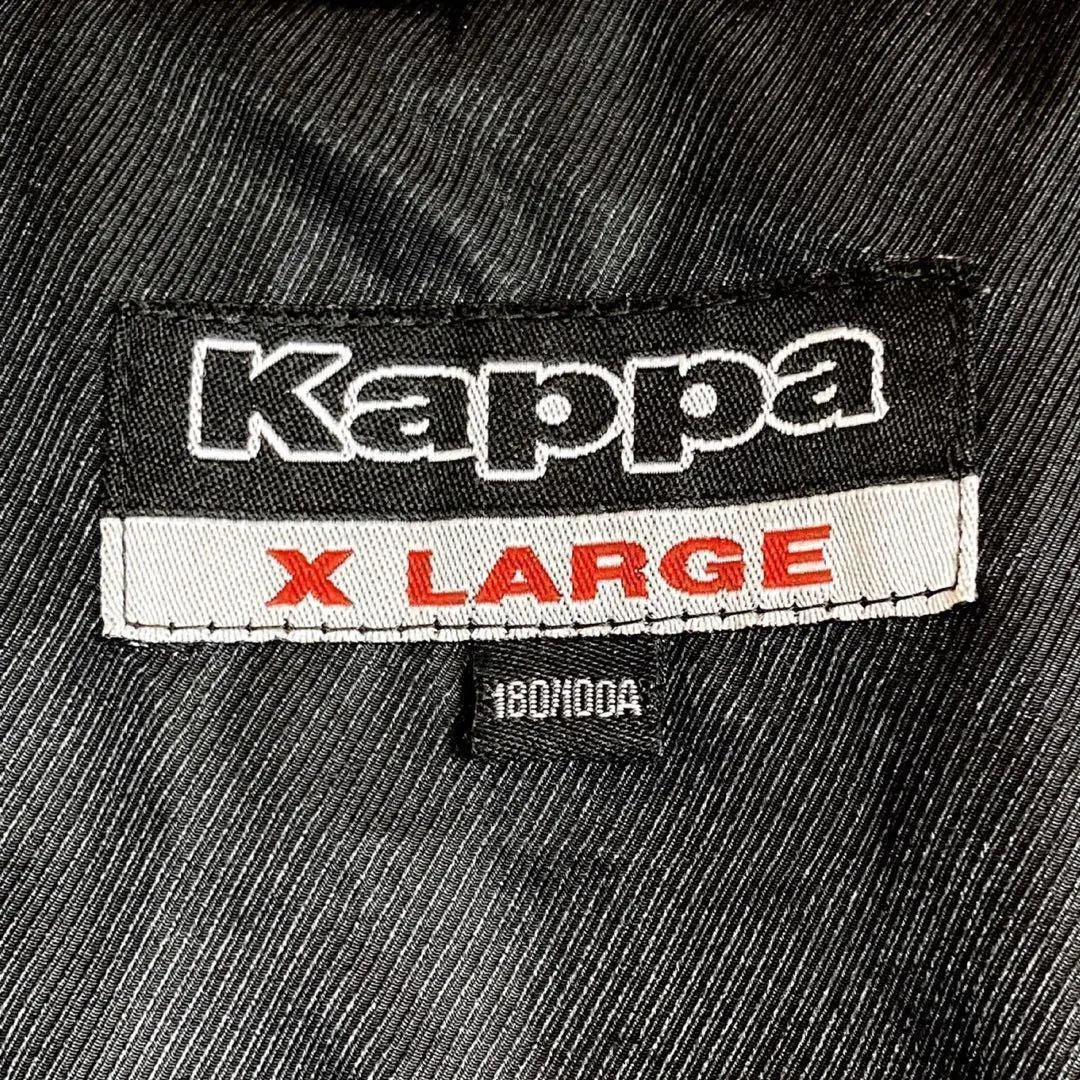 [Super Rare] Kappa☆Kappa☆XL☆Big Logo Embroidery☆OMINI Embroidery☆Black