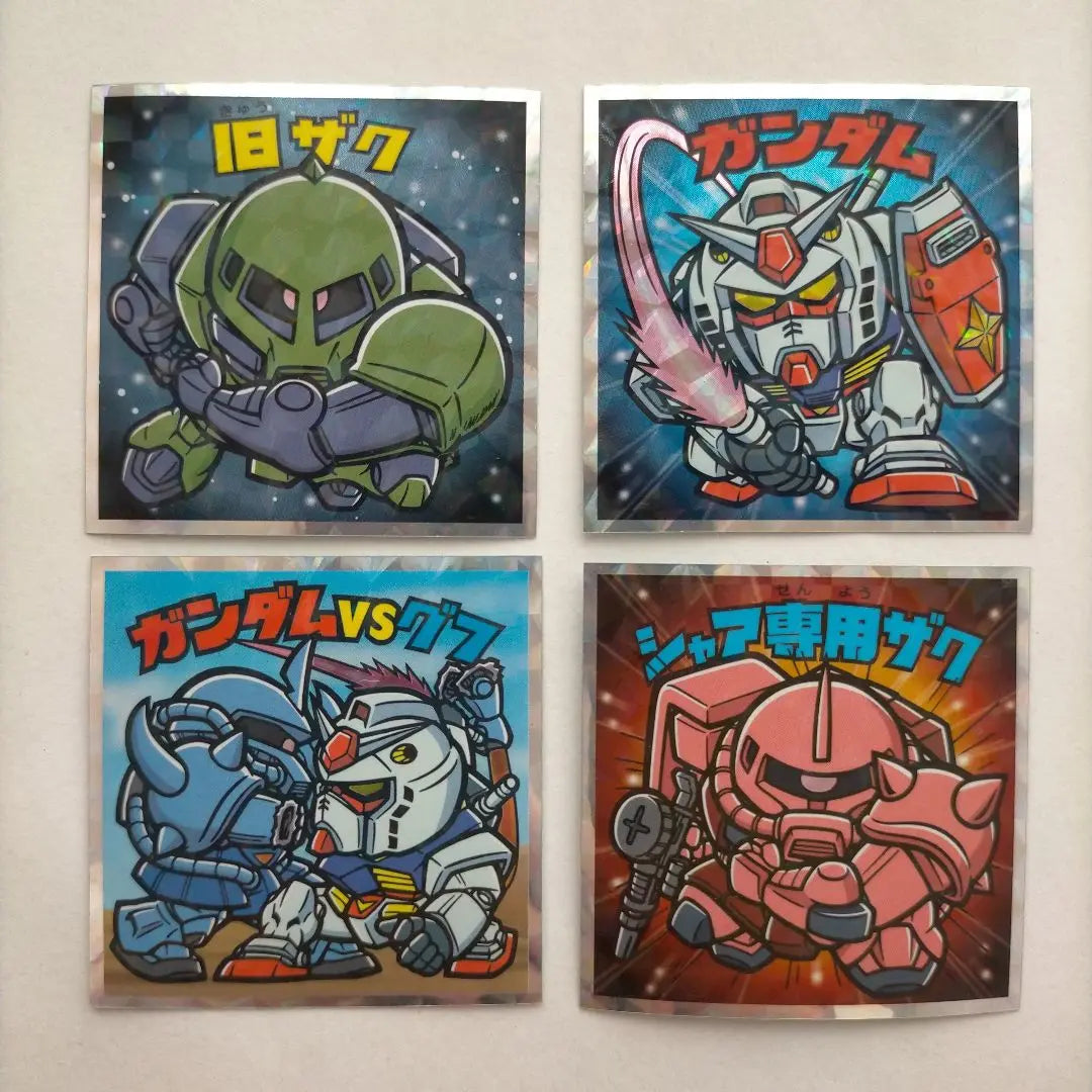 [Anonymous delivery] Gundam sticker set of 4