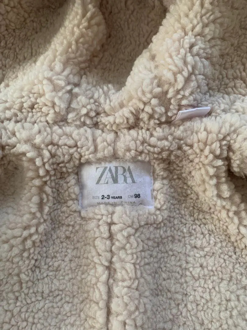 ZARA hooded coat 98cm