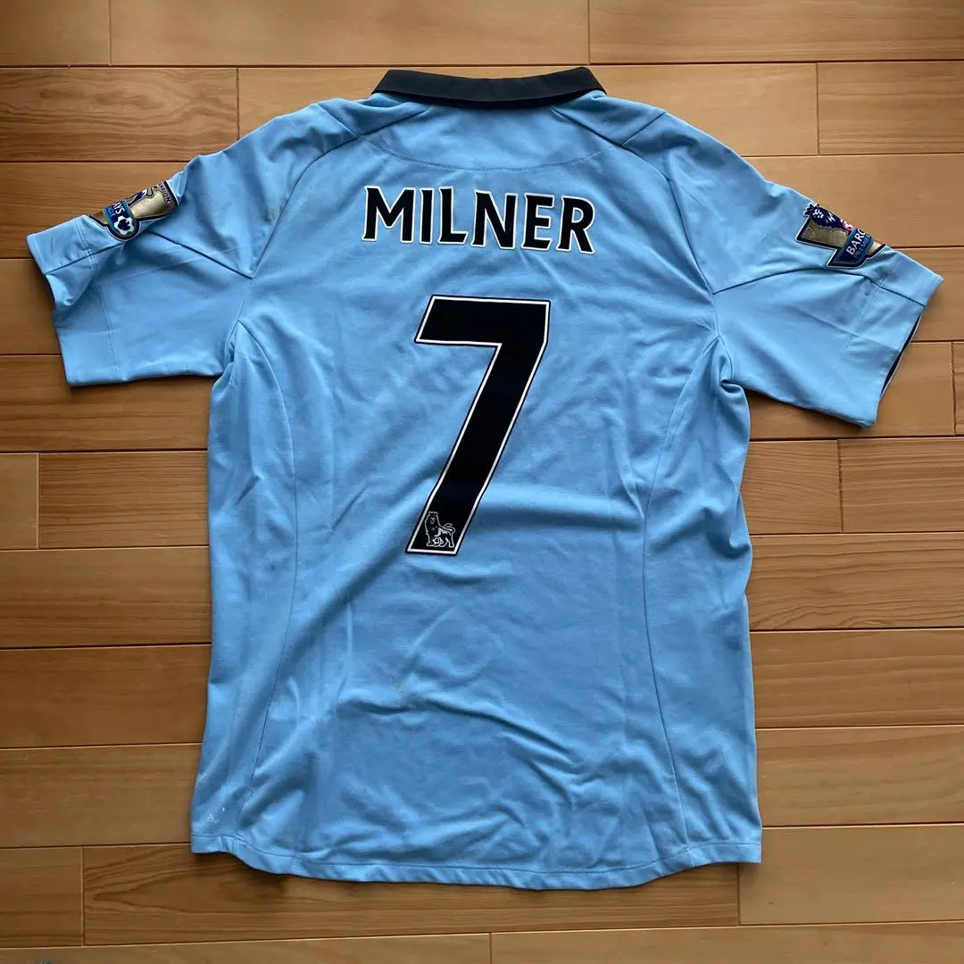 milner actual use uniform with certificate Manchester City