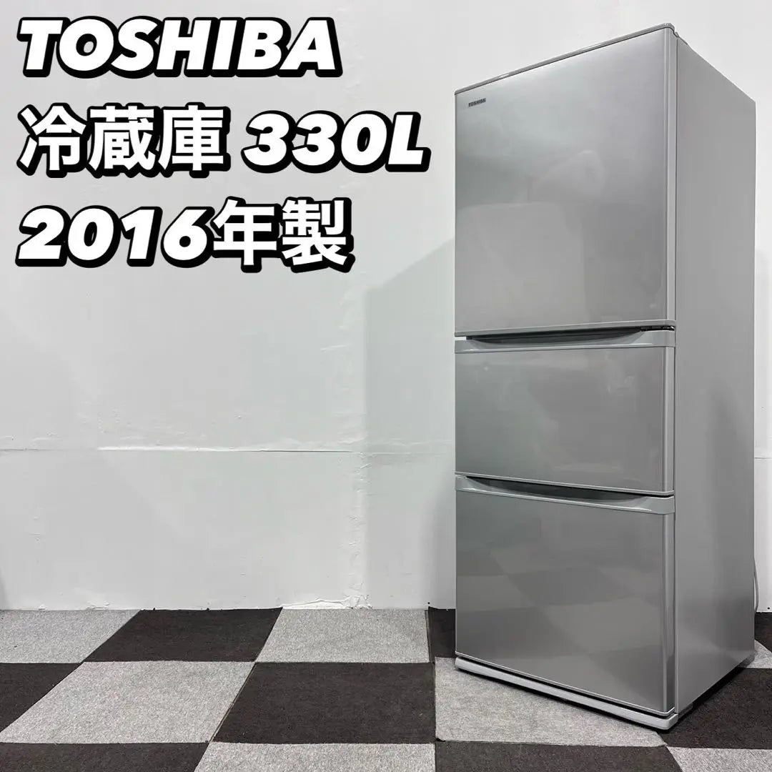 TOSHIBA Refrigerator GR-H34S(S) 330L 2016 Home Appliances De009