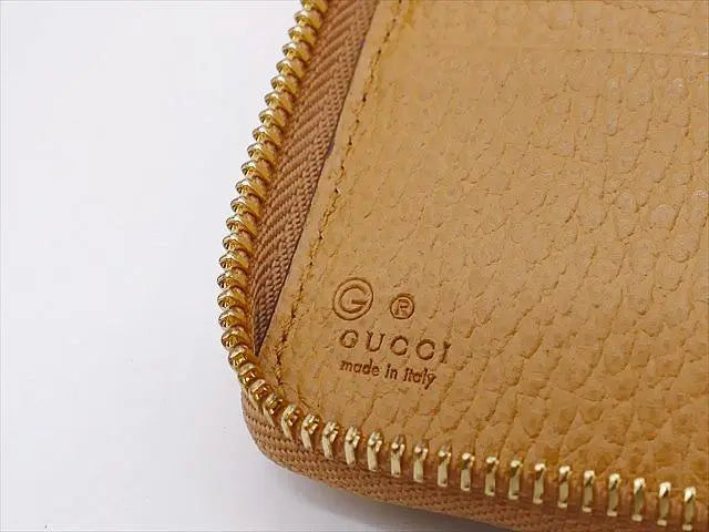 [1931_1] Superb condition *Gucci* Long wallet round zipper with box