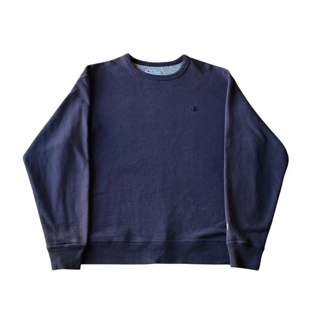 00s ~ champion sweatshirt navy demon fade XL