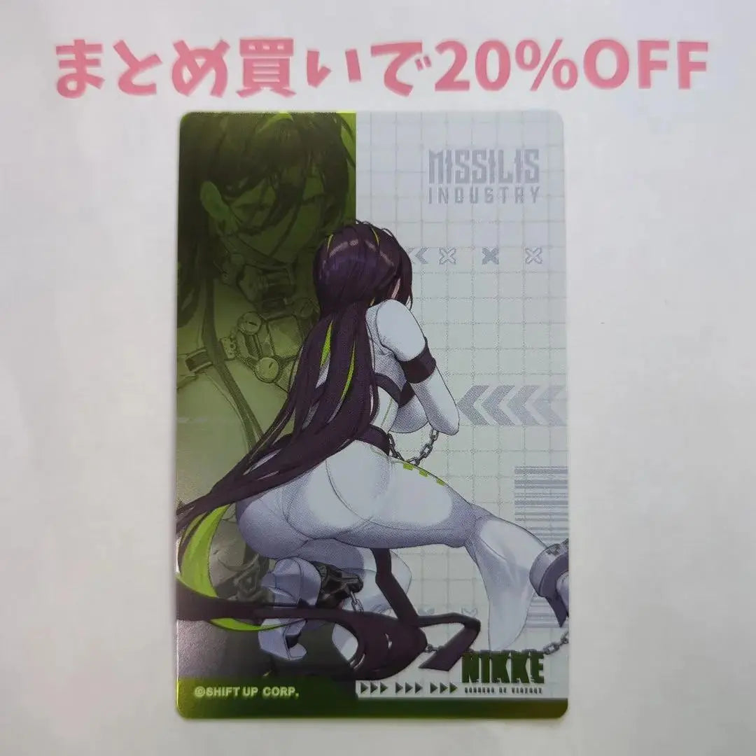 ・1 card Guilty NIKKE Gungirl Metal Card Collection 3