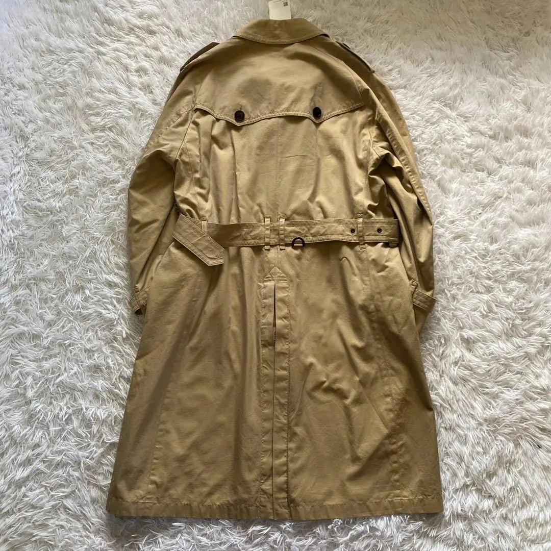 Unused Black Label Crest Bridge Trench Coat XL Size Beige