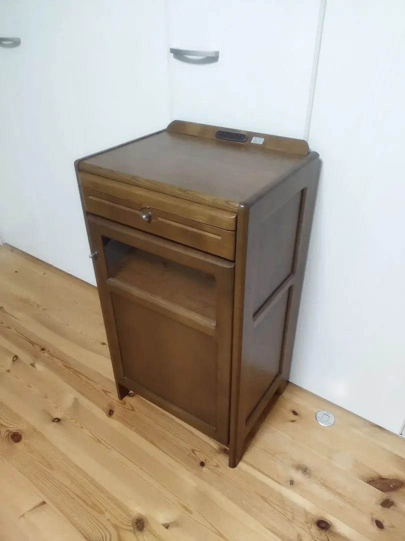 Mueble de teléfono Karimoku, mueble de fax, armario de salida, karimoku