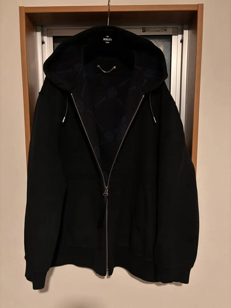 [Unused] Berluti Silk Blend Wool Zip Up Parka