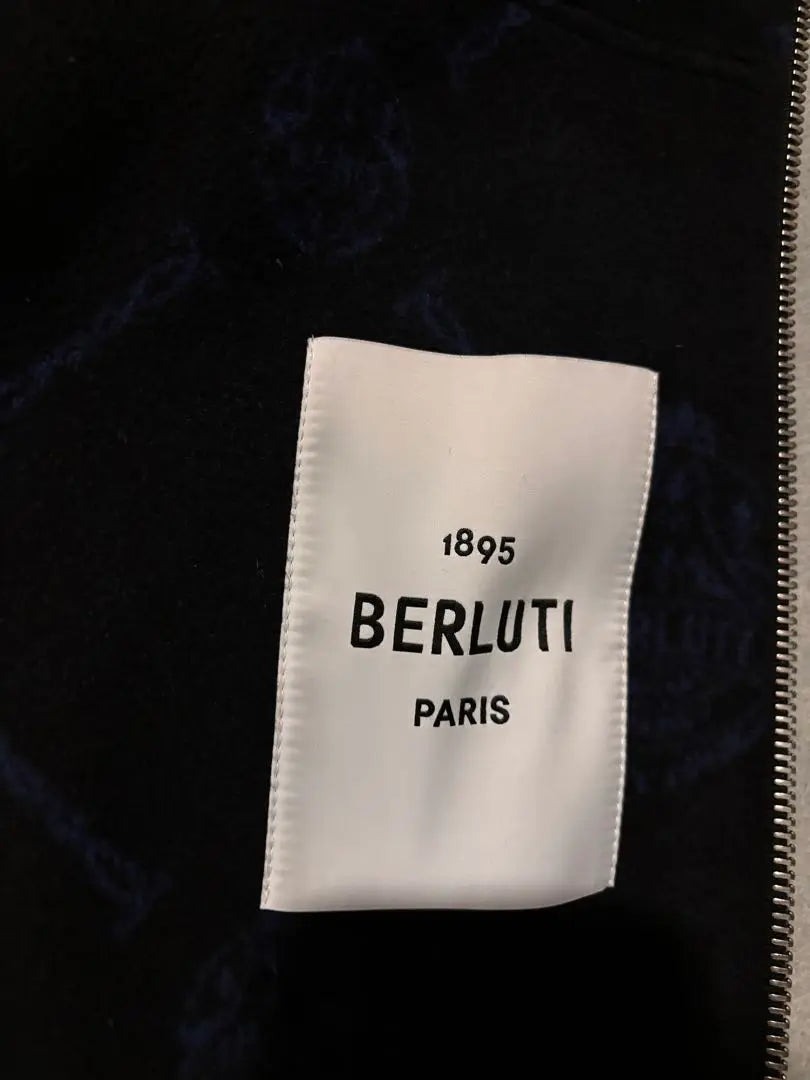 [Unused] Berluti Silk Blend Wool Zip Up Parka