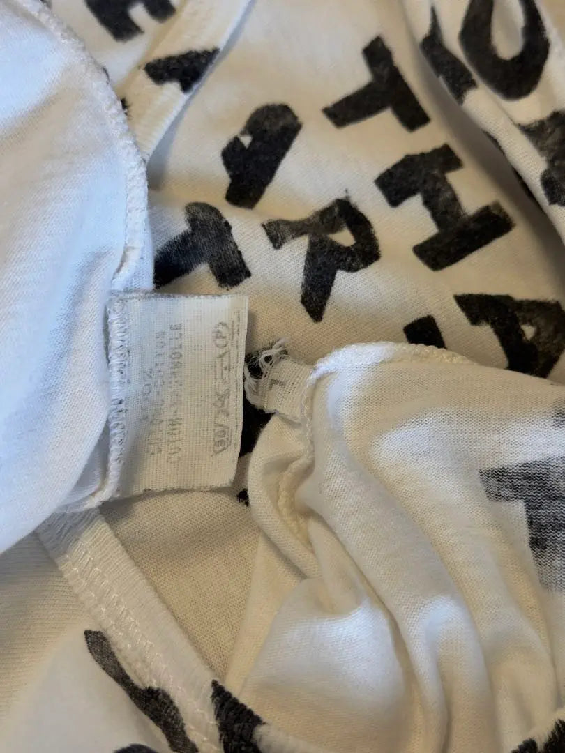 Maison Margiela Cut Saw T -shirt AIDS AIDS