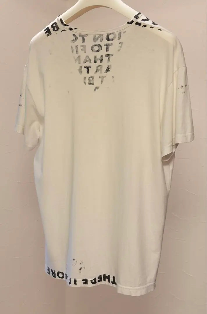 Maison Margiela Cut Saw T -shirt AIDS AIDS