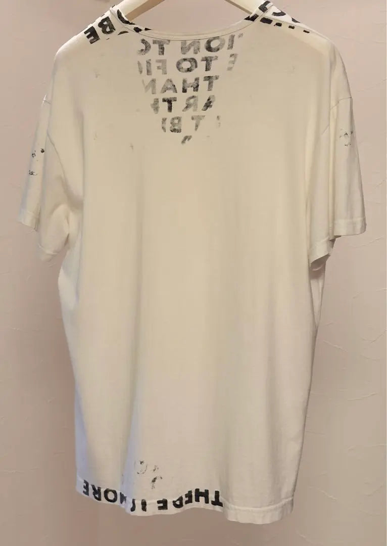 Maison Margiela Cut Saw T -shirt AIDS AIDS