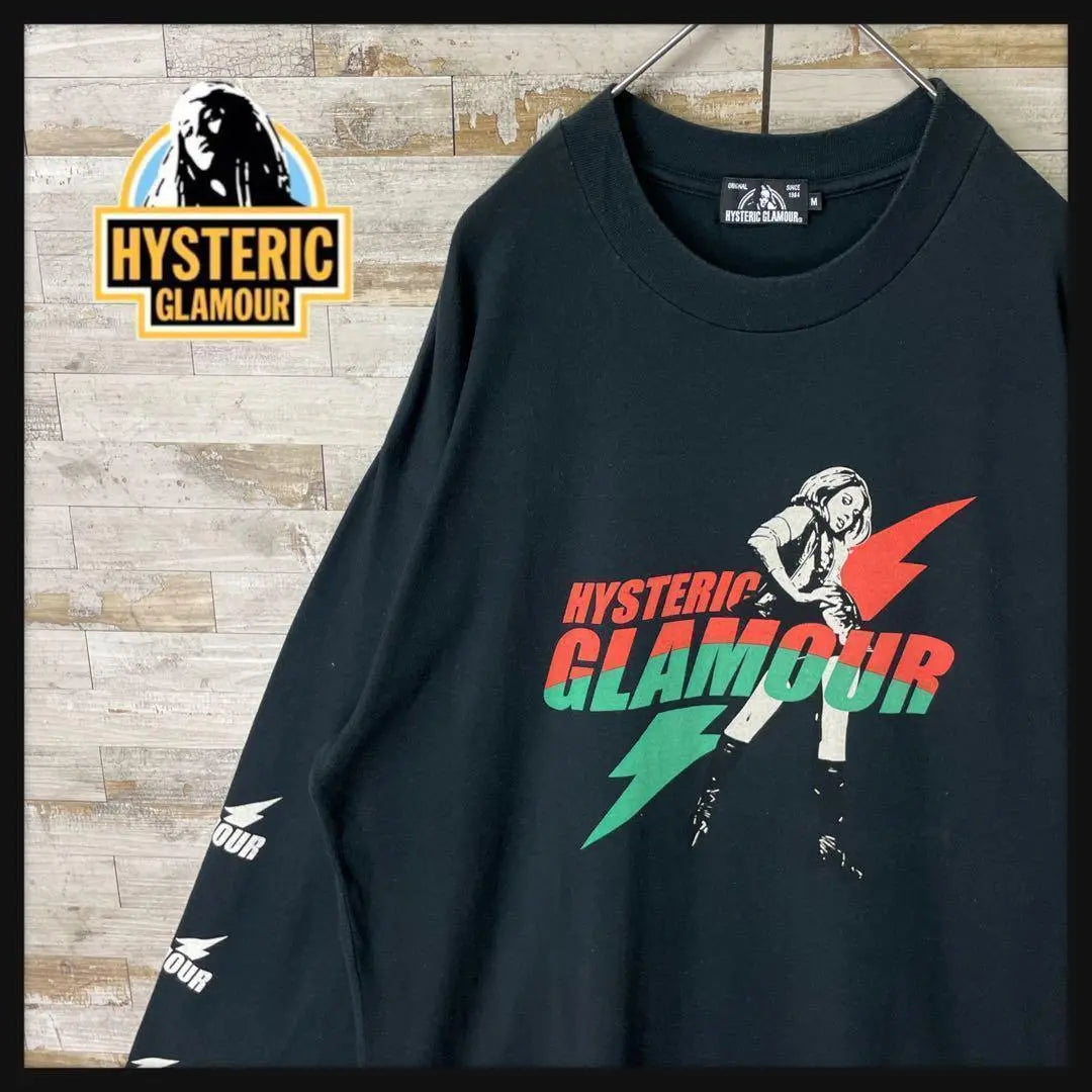 1953U [Beautiful Condition, Super Popular Model] Hysteric Glamour☆His Girl Long T-Shirt