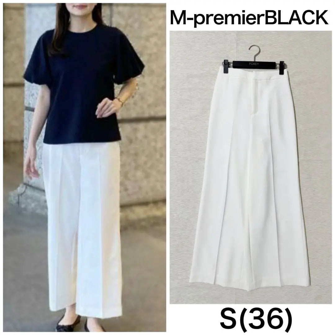 [Unused] M-PREMIER BLACK Wide Pants M-PREMIER Pants 36