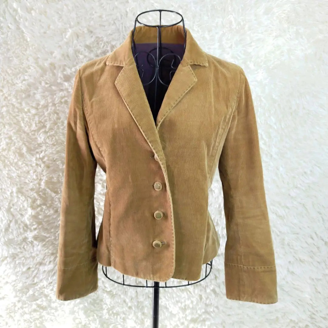 Chaqueta de pana Turad de Lois Cle Young Beauty en marrón liso