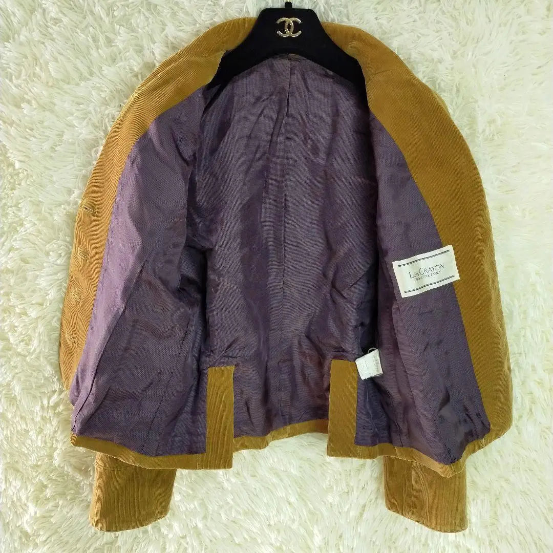 Lois Cle Young Beauty Corduroy Turad Jacket Single Brown