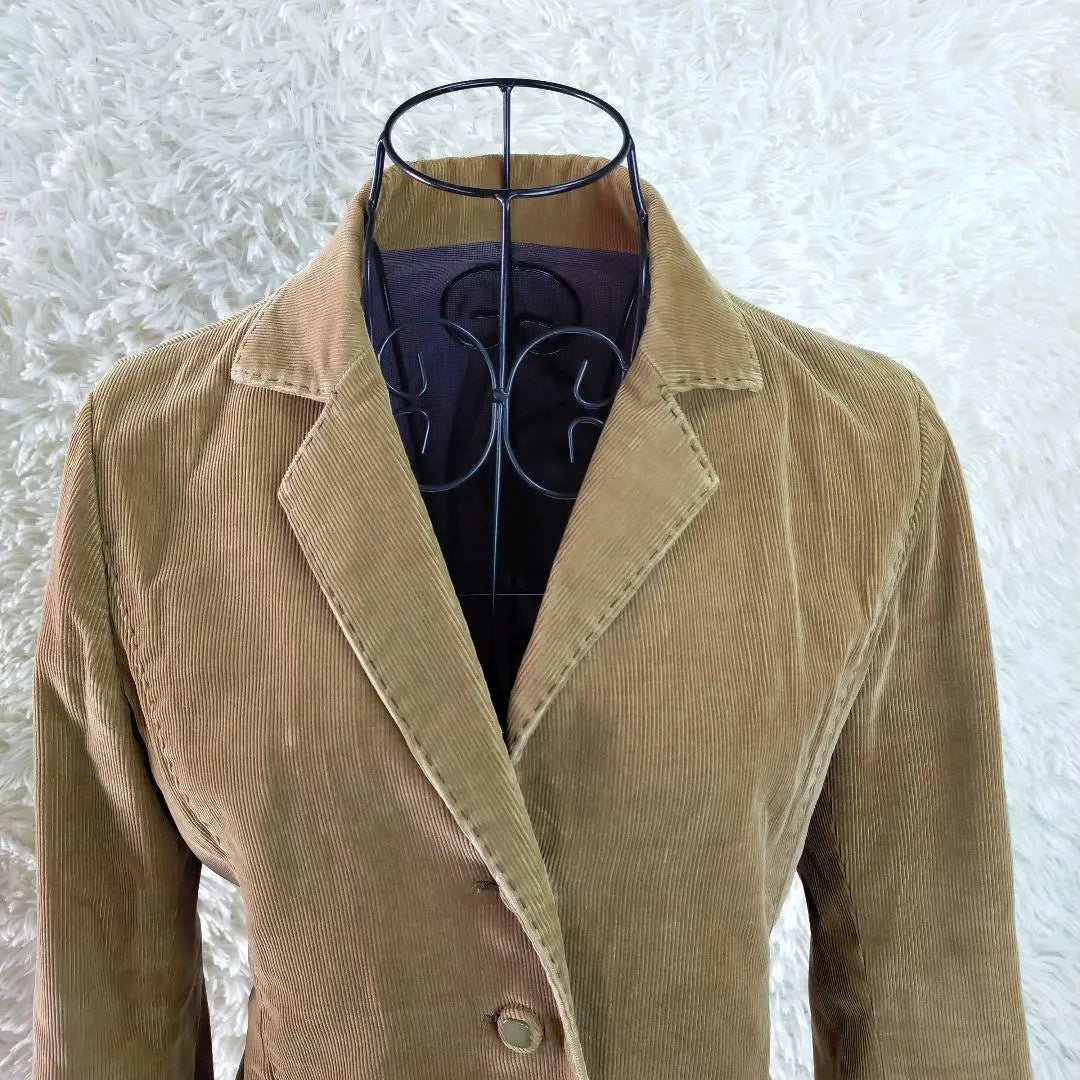 Lois Cle Young Beauty Corduroy Turad Jacket Single Brown