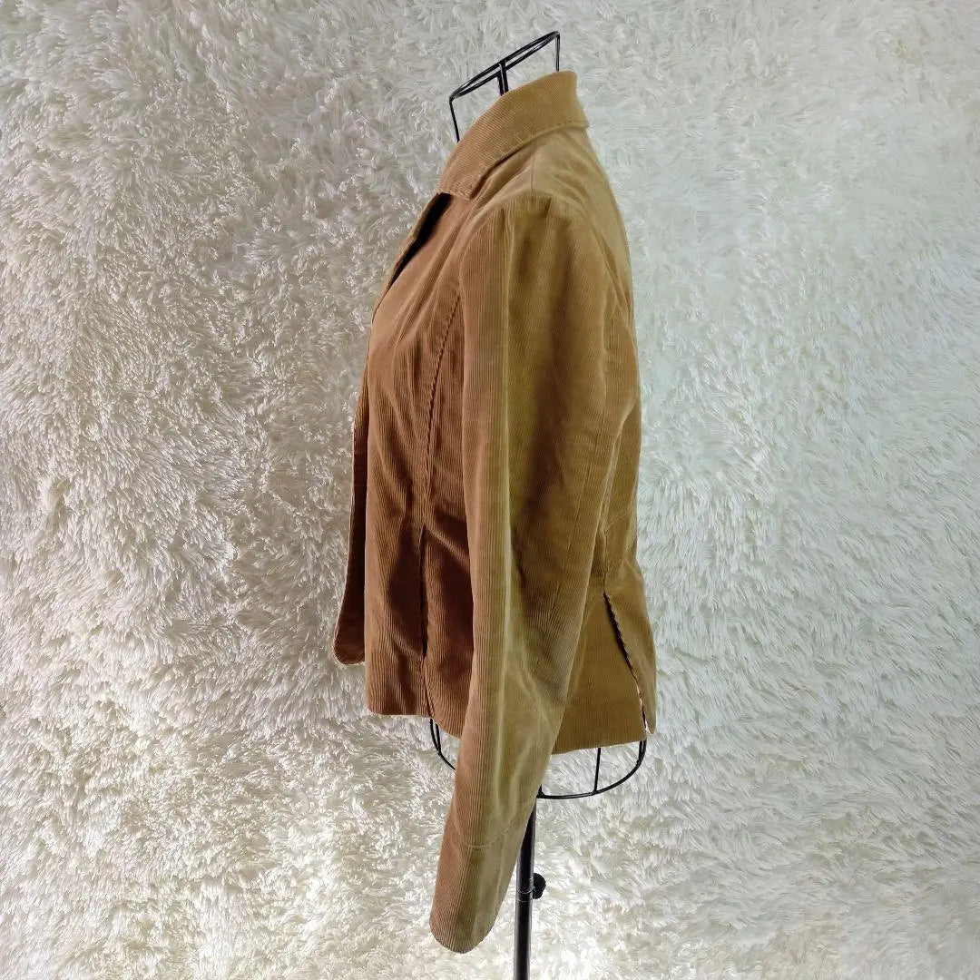 Lois Cle Young Beauty Corduroy Turad Jacket Single Brown