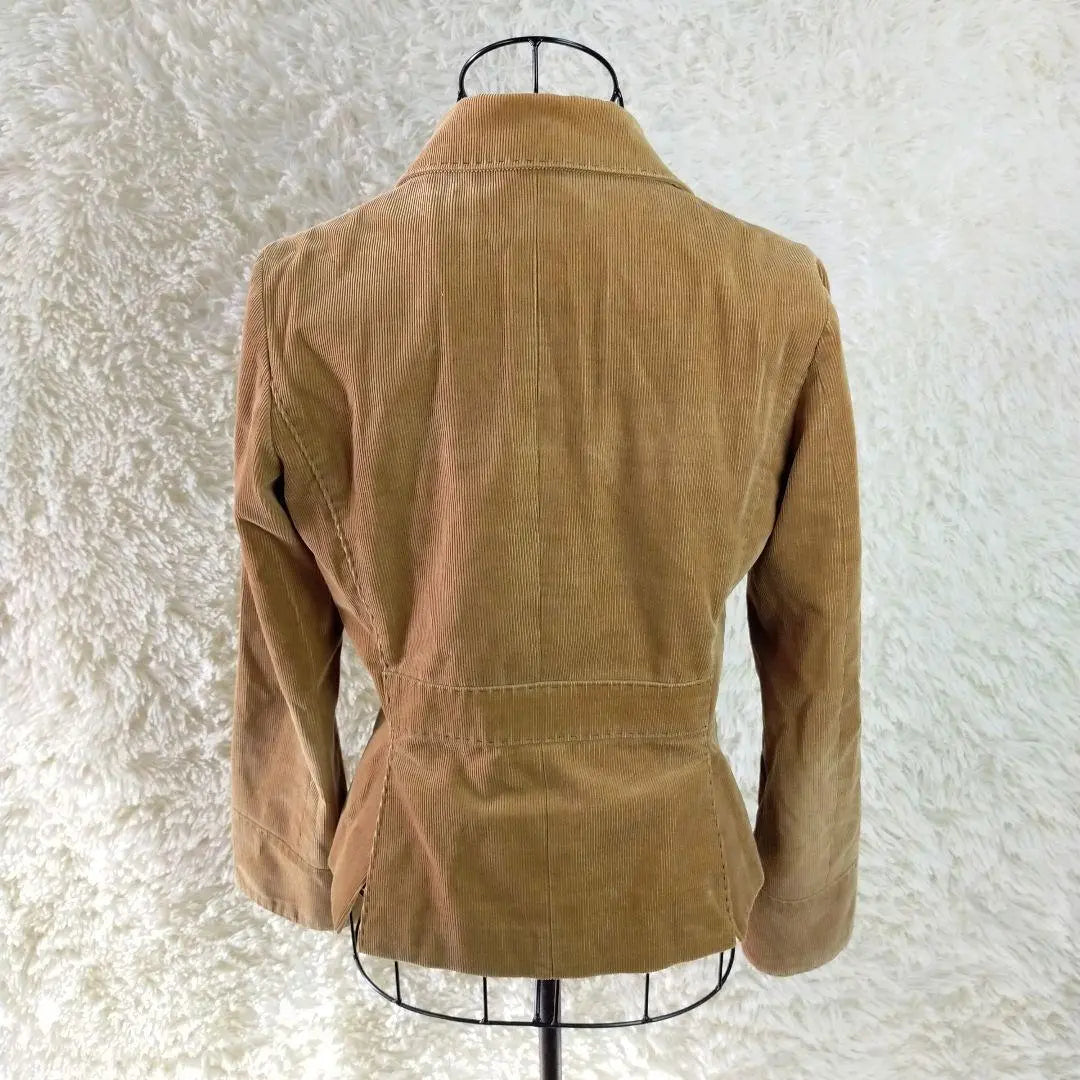 Lois Cle Young Beauty Corduroy Turad Jacket Single Brown