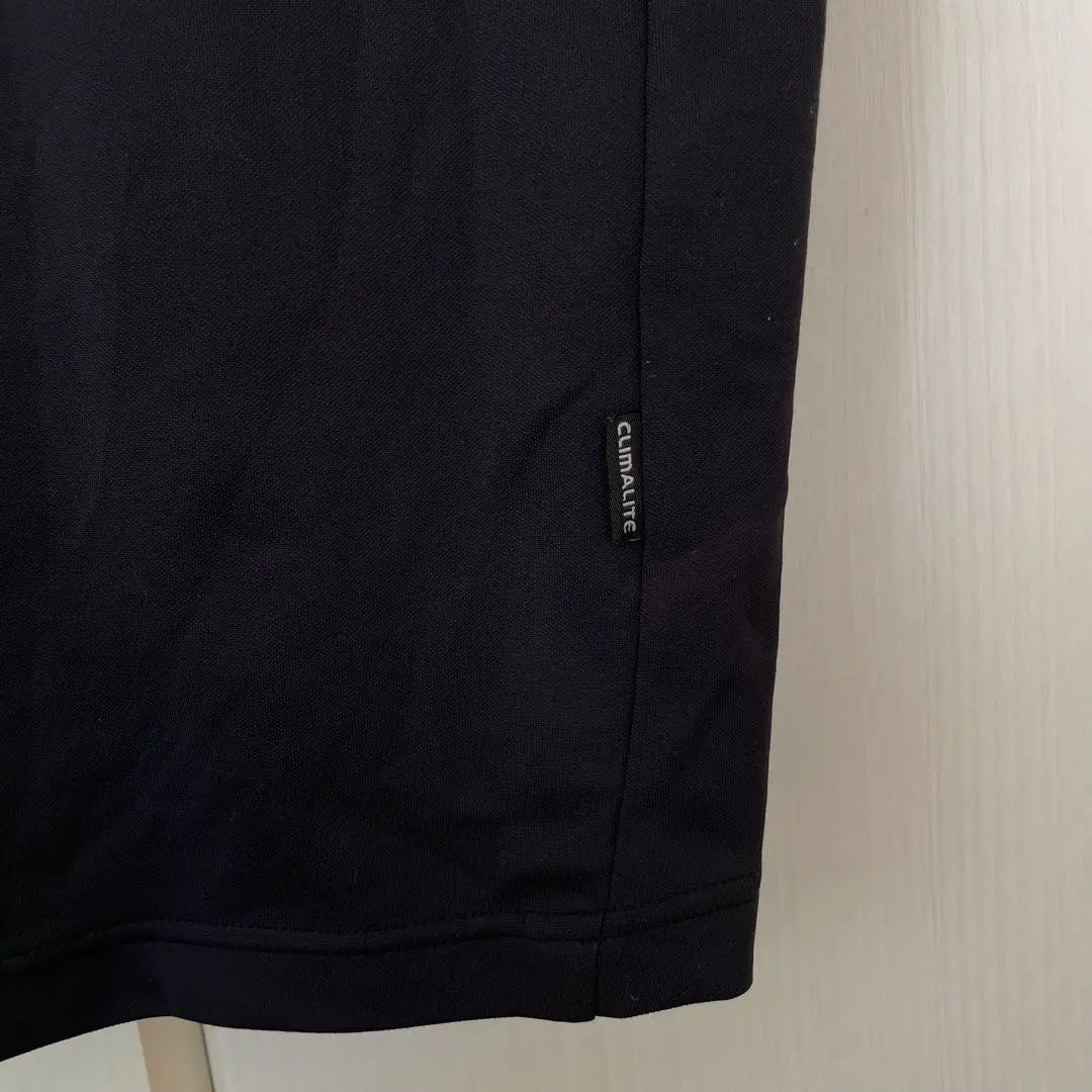 adidas CLIMALITE black polo shirt