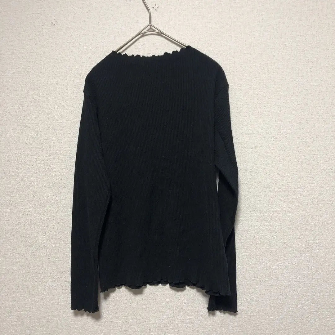 [Corza] Knit L Black Simple Adult Women Mellow Multi-wear | 【コルザ】ニット L ブラック シンプル 大人女子 メロウ 着回し