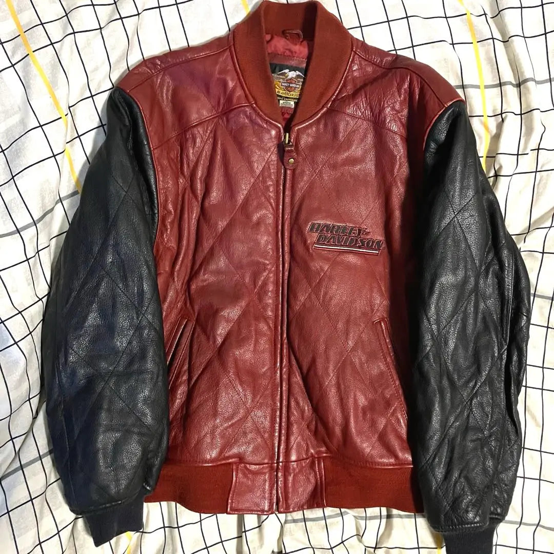 [Excellent atmosphere❗️] 90's Harley-Davidson genuine leather jacket