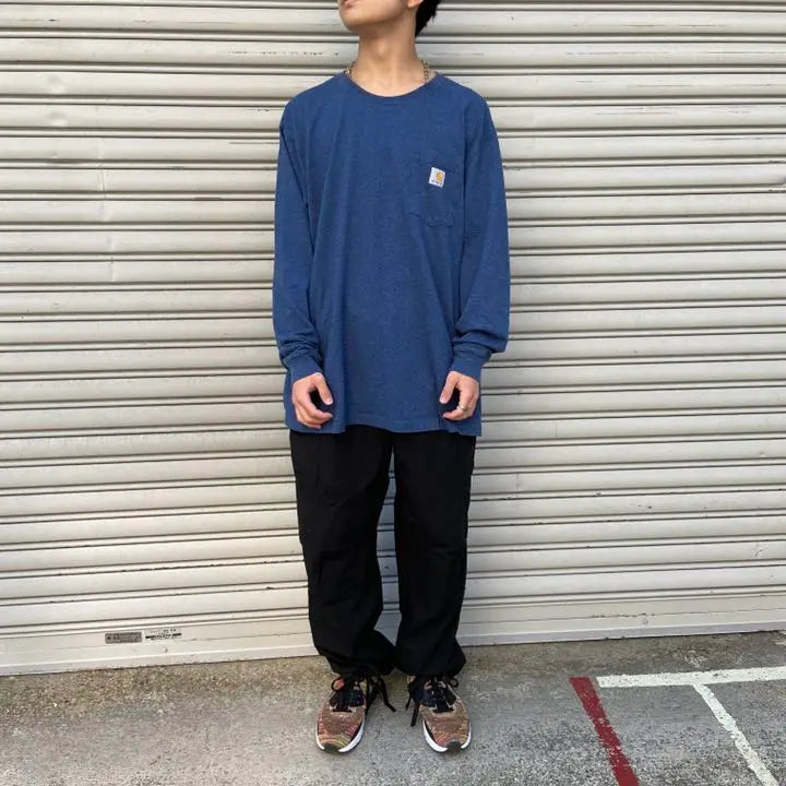 Carhartt☆Carhartt☆Pocket Long T☆XL☆One Point☆