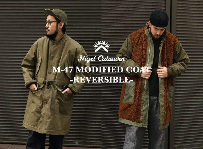 Nigel Cabourn M-47 Modified Coat Reversible