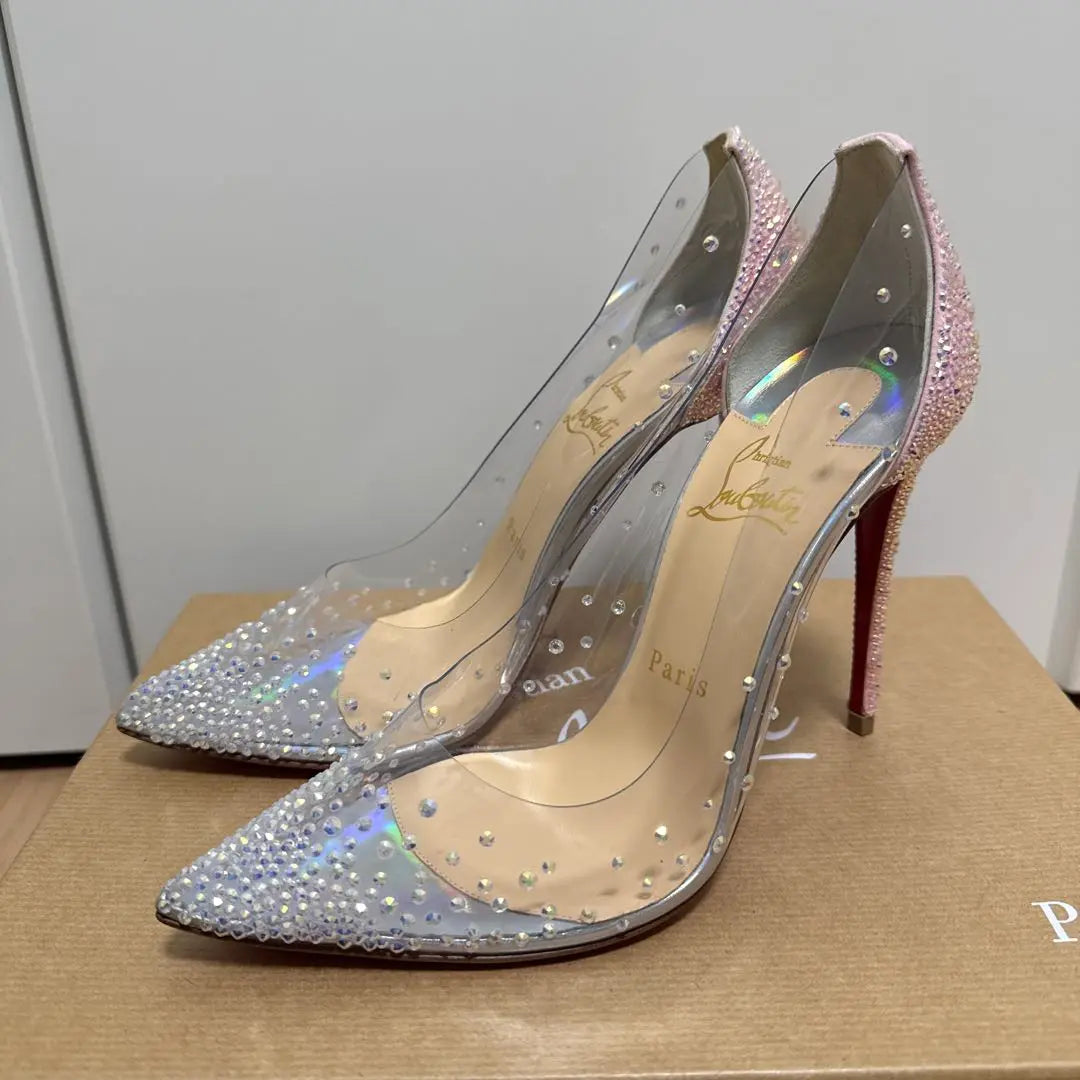 Christian Louboutin High Heels Clear 37 Unused