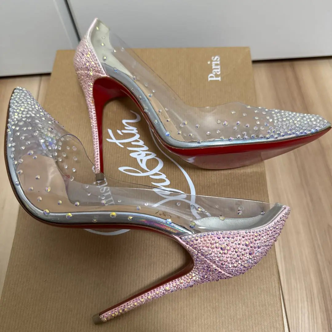 Christian Louboutin High Heels Clear 37 Unused