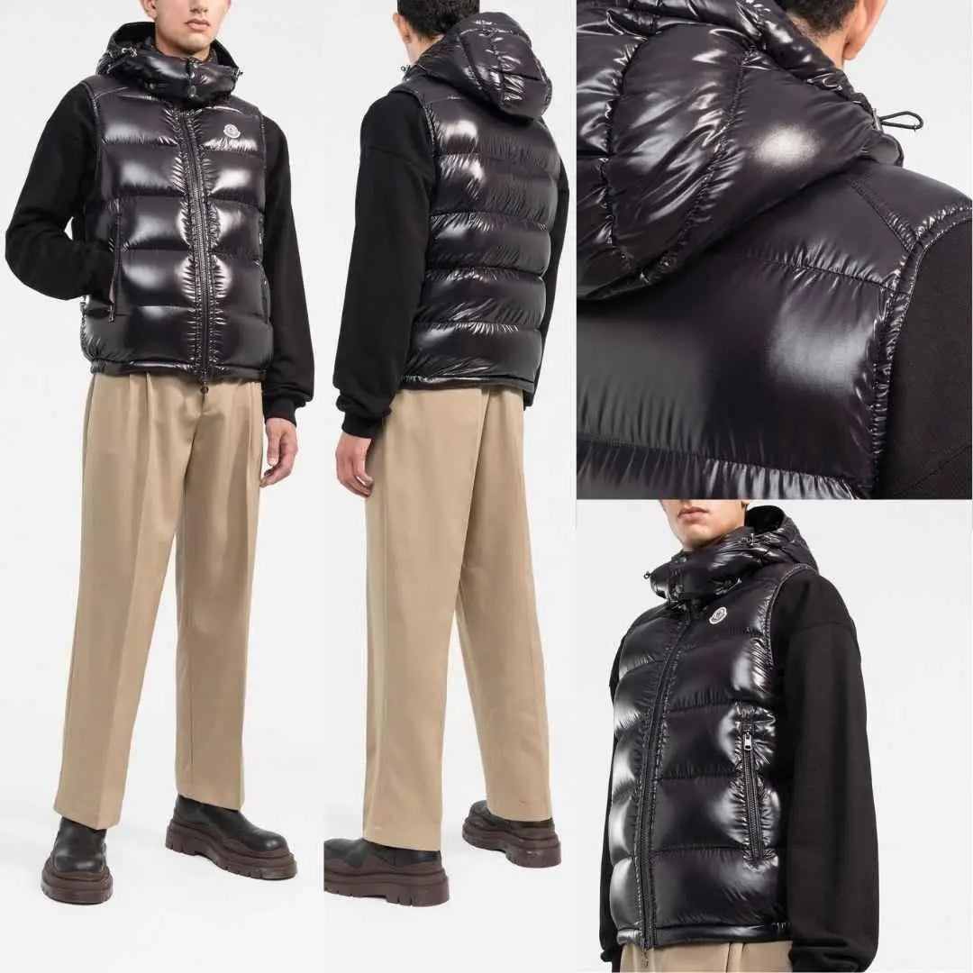 [New and unused] MONCLER Bormes Down Vest TG3 Black L