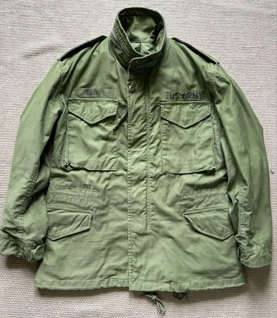 [Extremely beautiful] American military real M-65 field jacket 2nd S/S