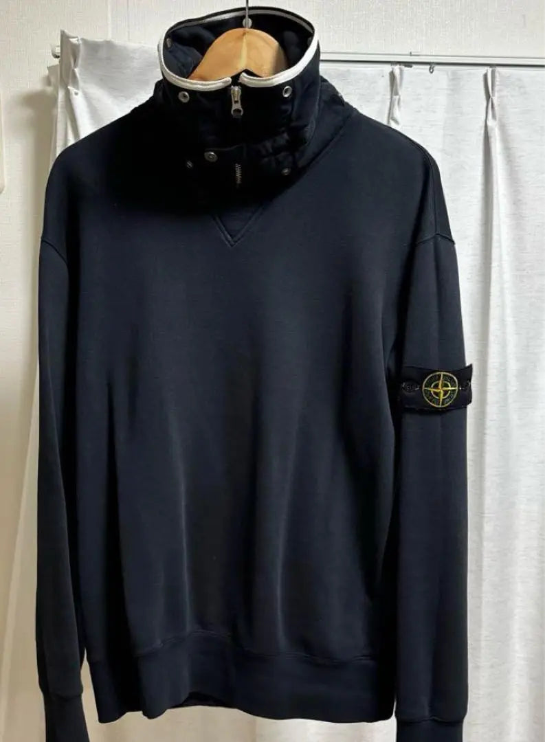 Sudadera con cuello en dos etapas Stone Island 2010aw