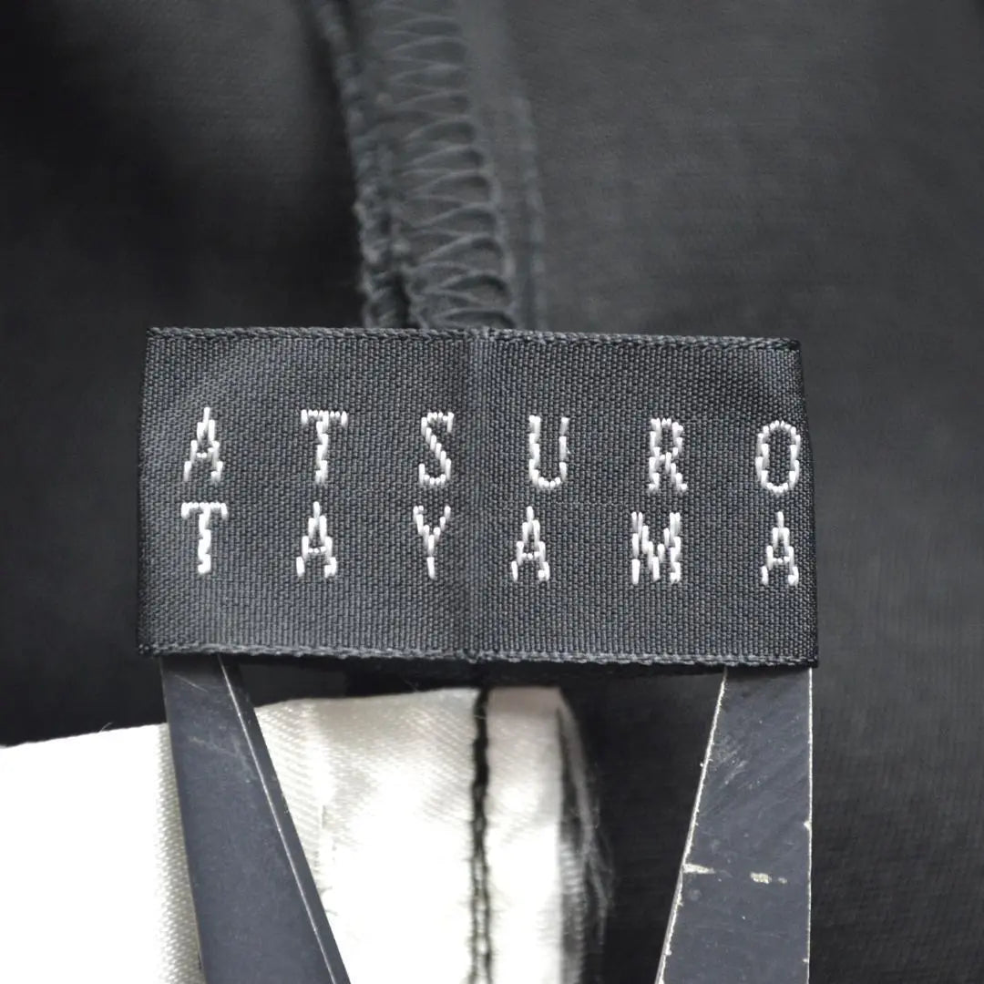 ATSURO TAYAMA Atsuro Tayama Made in Japan rayon wool V neck dress