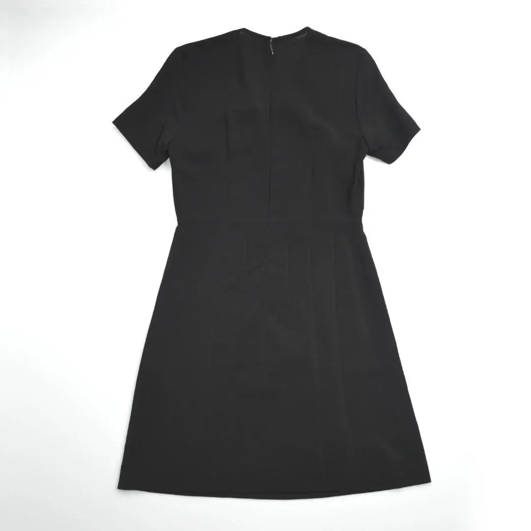 ATSURO TAYAMA Atsuro Tayama Made in Japan rayon wool V neck dress