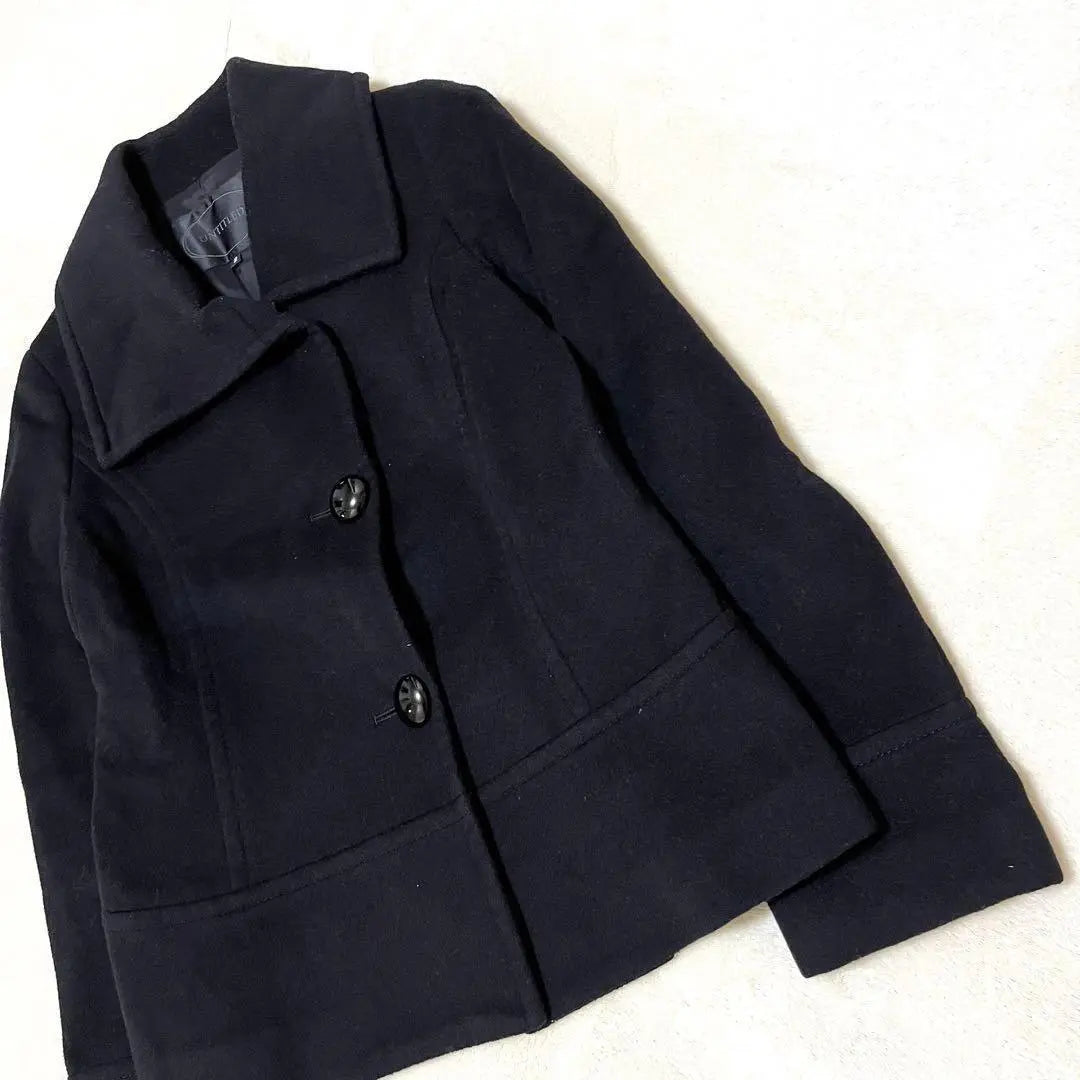 UNTITLED Black Court Untitle Chaqueta negra M Damas | SIN TÍTULO 黒 コート アンタイトル 黒 ジャケット M レディース