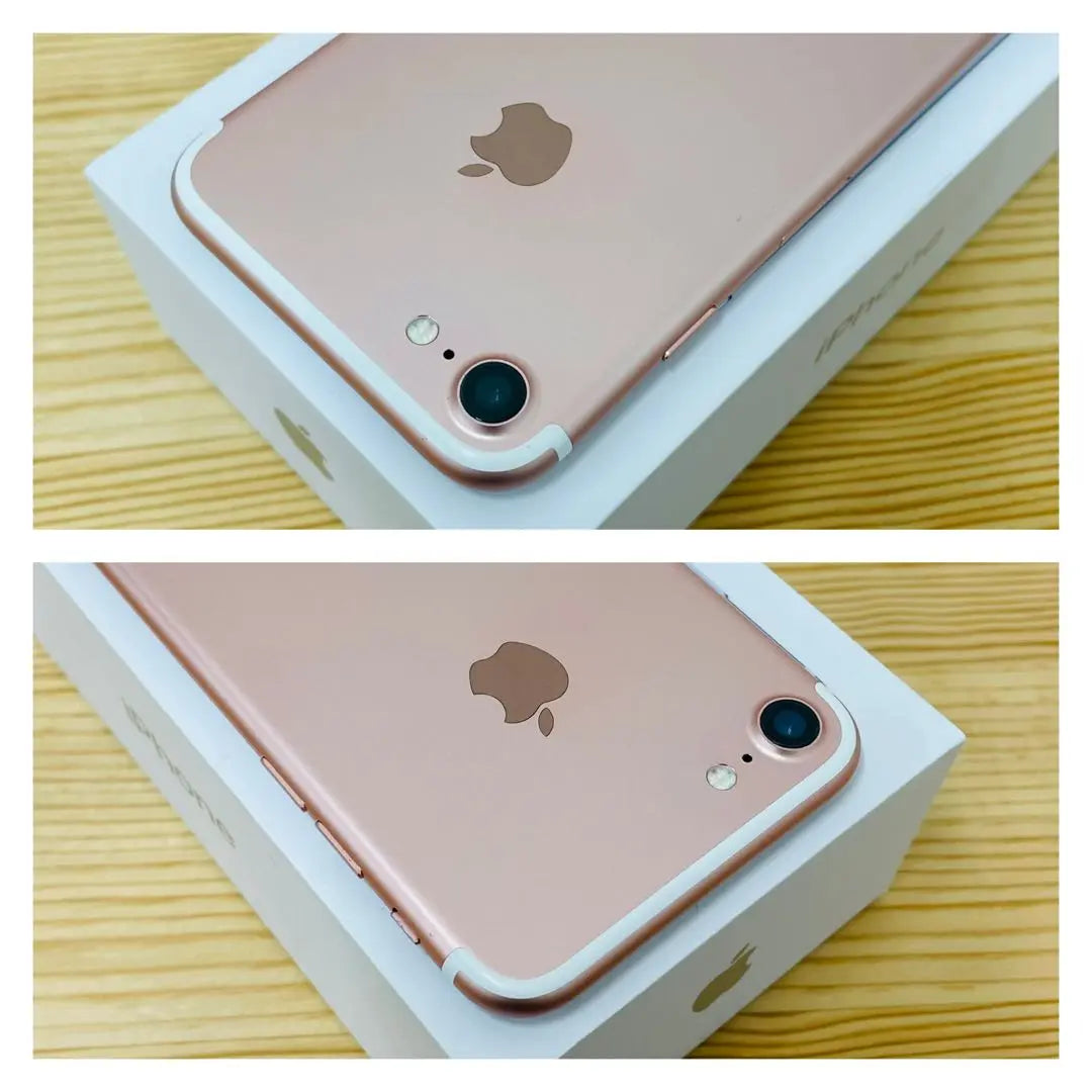 B 100% iPhone 7 Rose Gold 128 GB SIM-free main unit